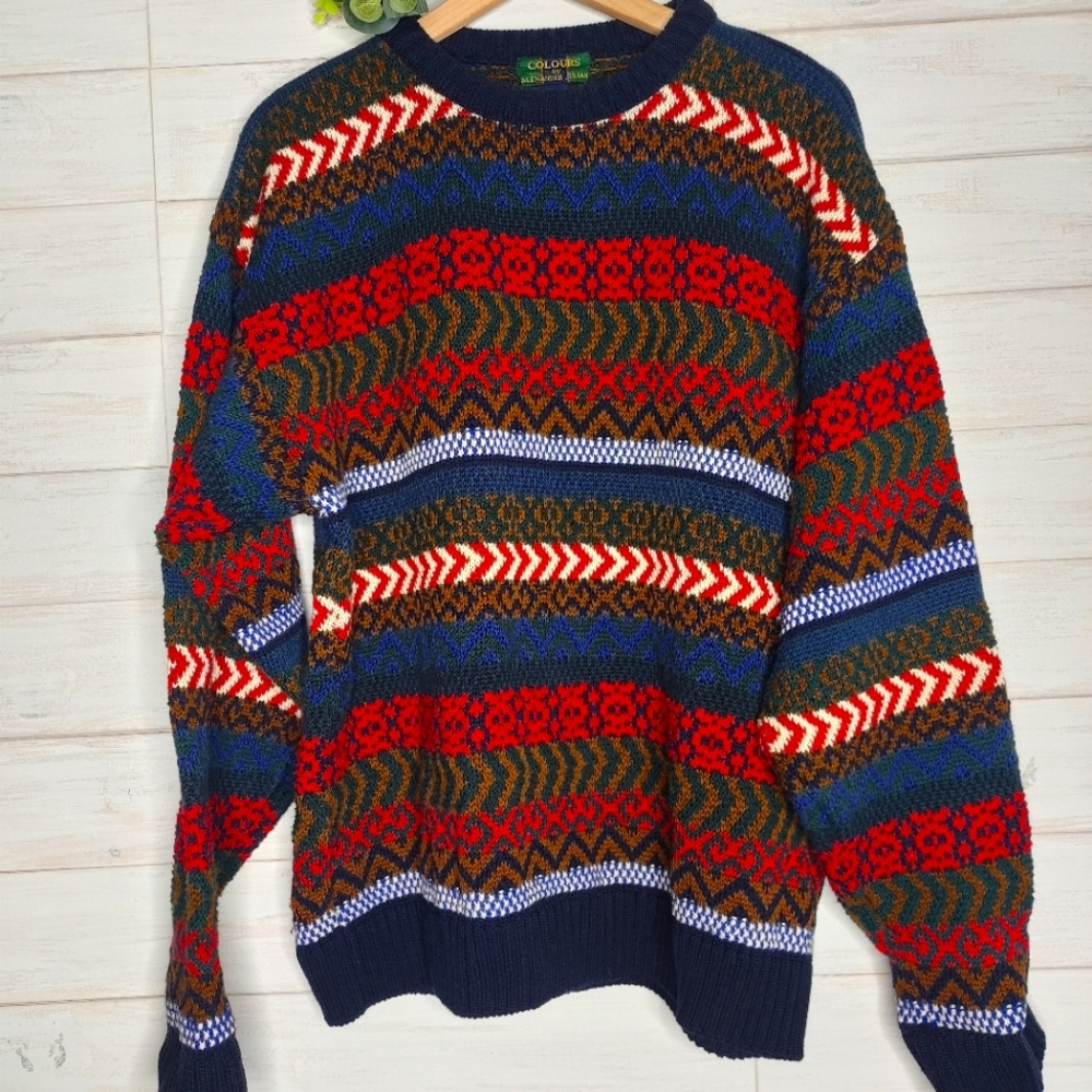 Vintage Colours By Alexander Julian Sweater - image 1